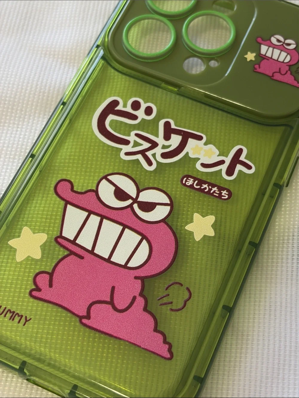 Shin Chan Cartoon iPhone 14 Pro Case with Mirror